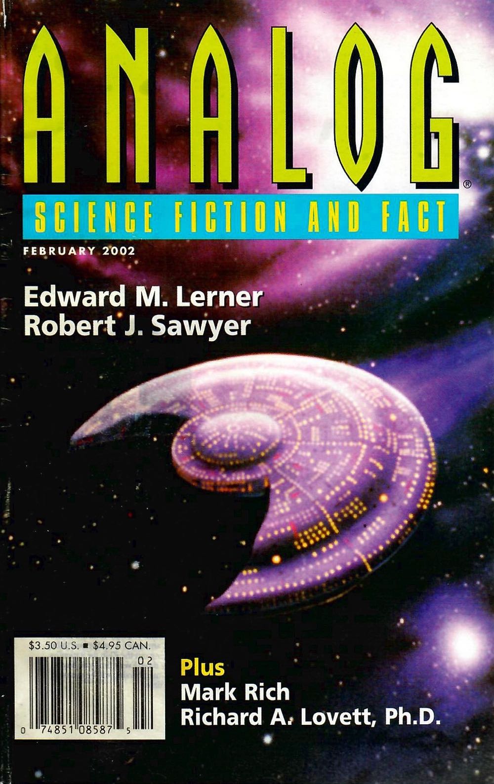 Analog Science Fiction and Fact  (February) magazine collectible [Barcode 07485108587502] - Main Image 1