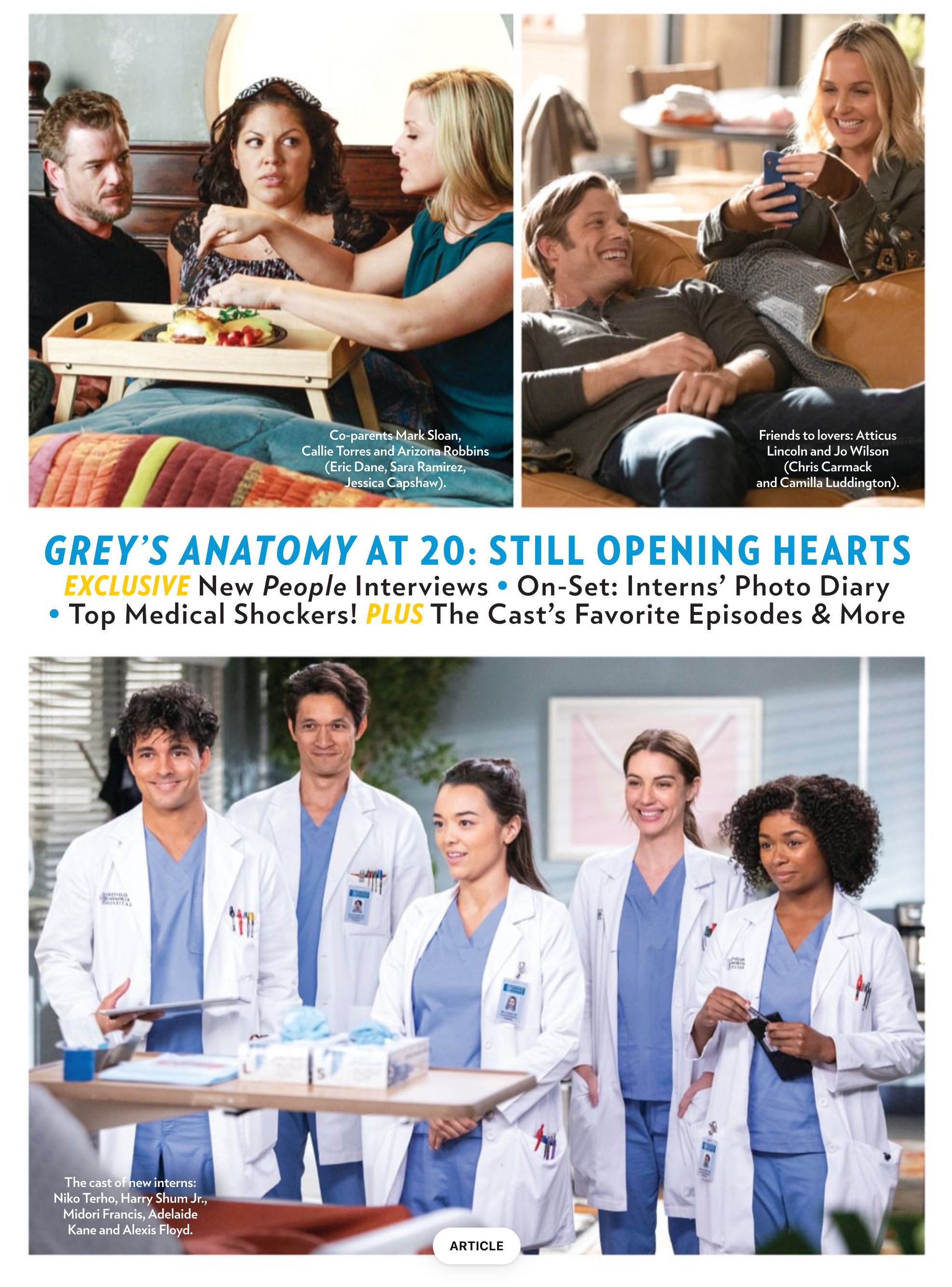 People Grey’s Anatomy  2024 April  (April) magazine collectible - Main Image 2