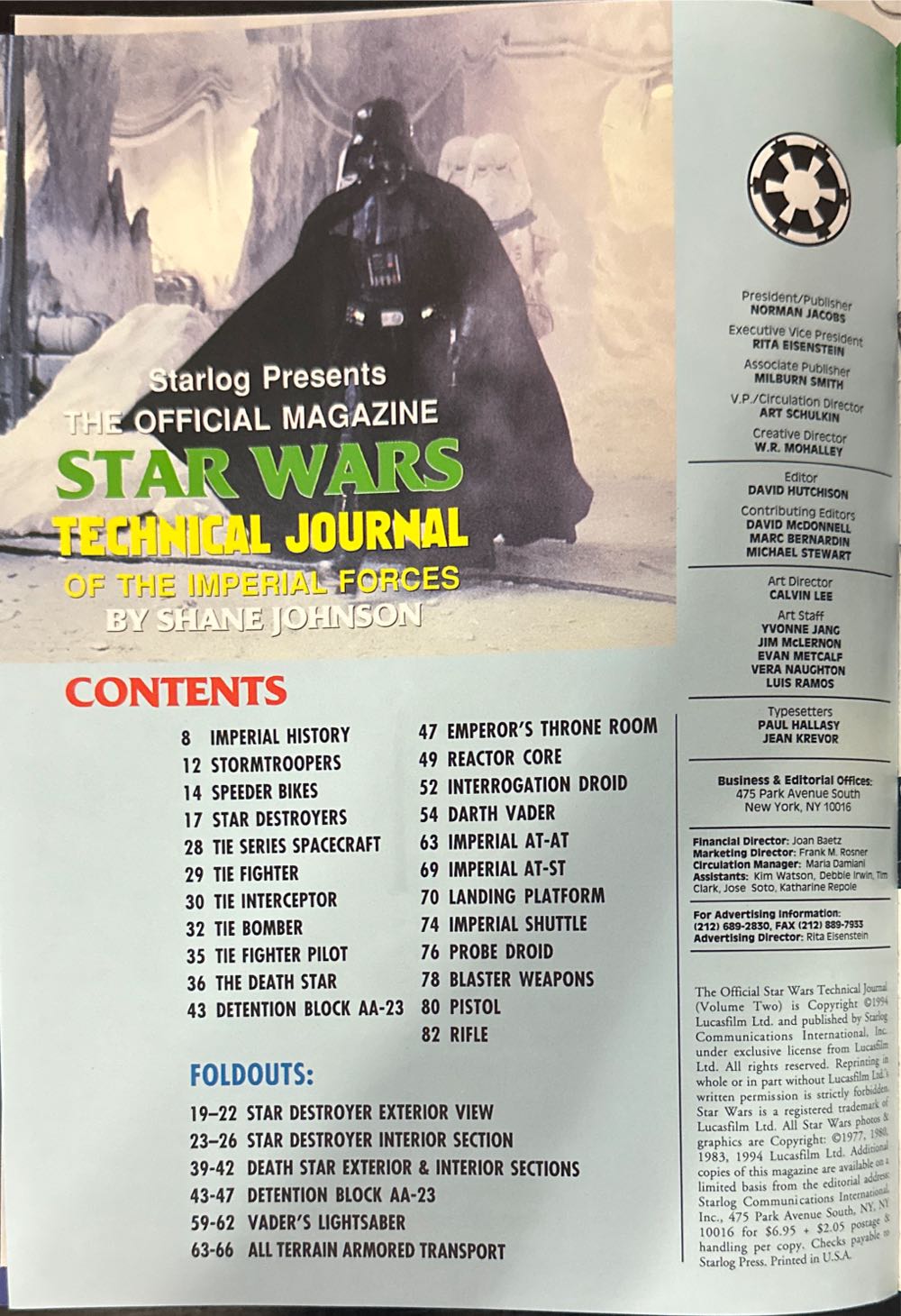Star Wars Technical Journal  magazine collectible [Barcode 07189649172202] - Main Image 3