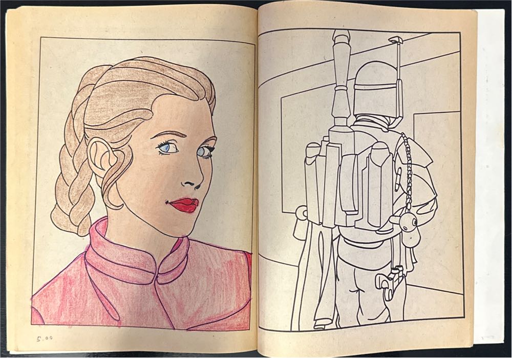 The Empire Strikes Back Coloring Book  magazine collectible - Main Image 4