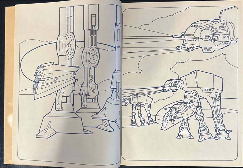 The Empire Strikes Back Coloring Book  magazine collectible [Barcode 076281190907] - Main Image 3