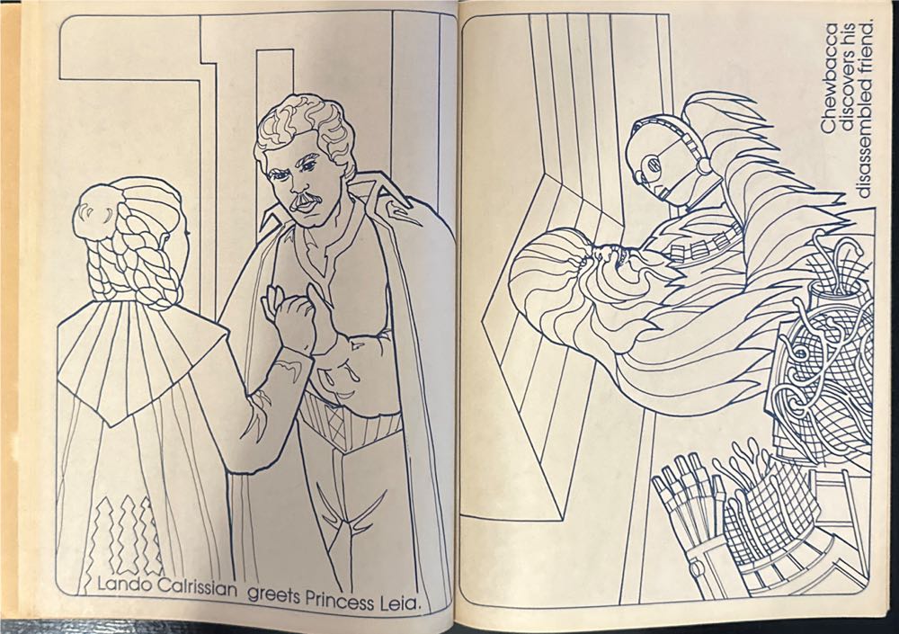 The Empire Strikes Back Coloring Book  magazine collectible [Barcode 076281190907] - Main Image 4
