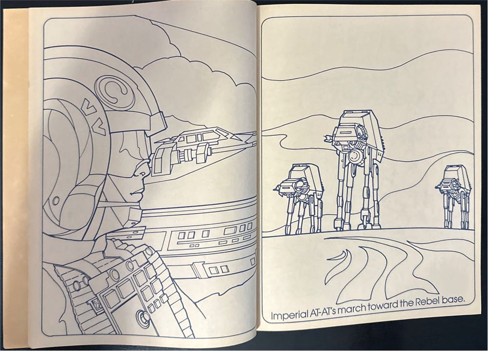 The Empire Strikes Back Coloring Book  magazine collectible [Barcode 076281190907] - Main Image 3
