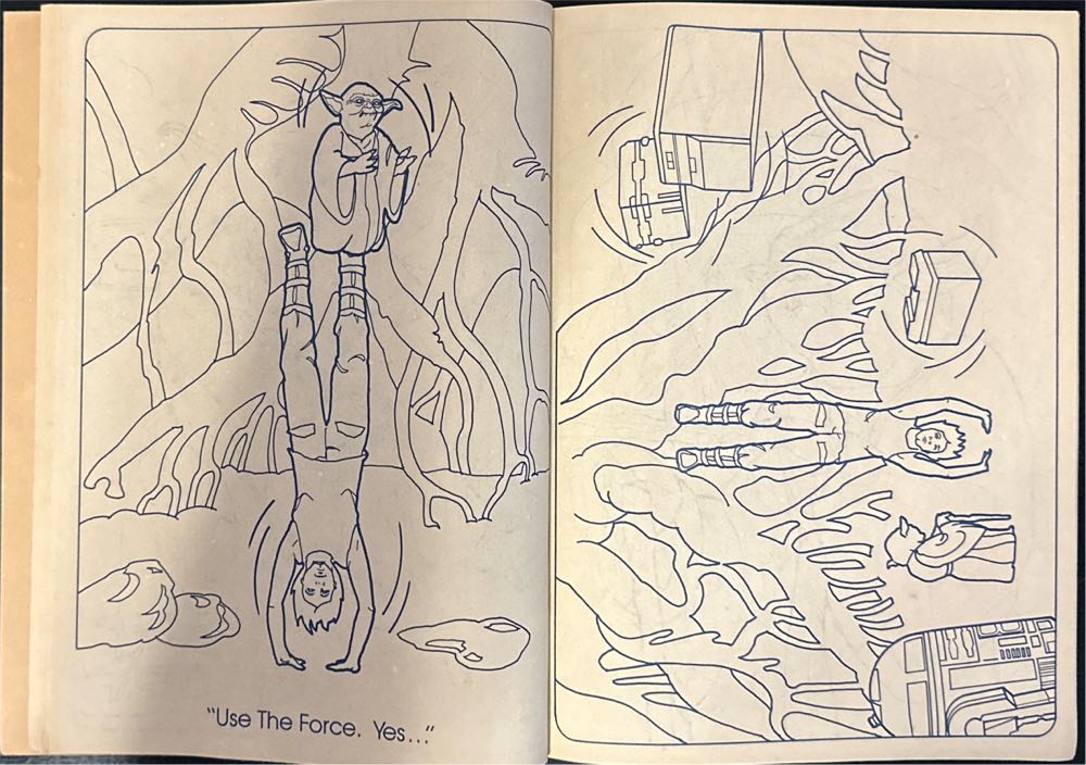 The Empire Strikes Back Coloring Book  magazine collectible [Barcode 076281190907] - Main Image 4