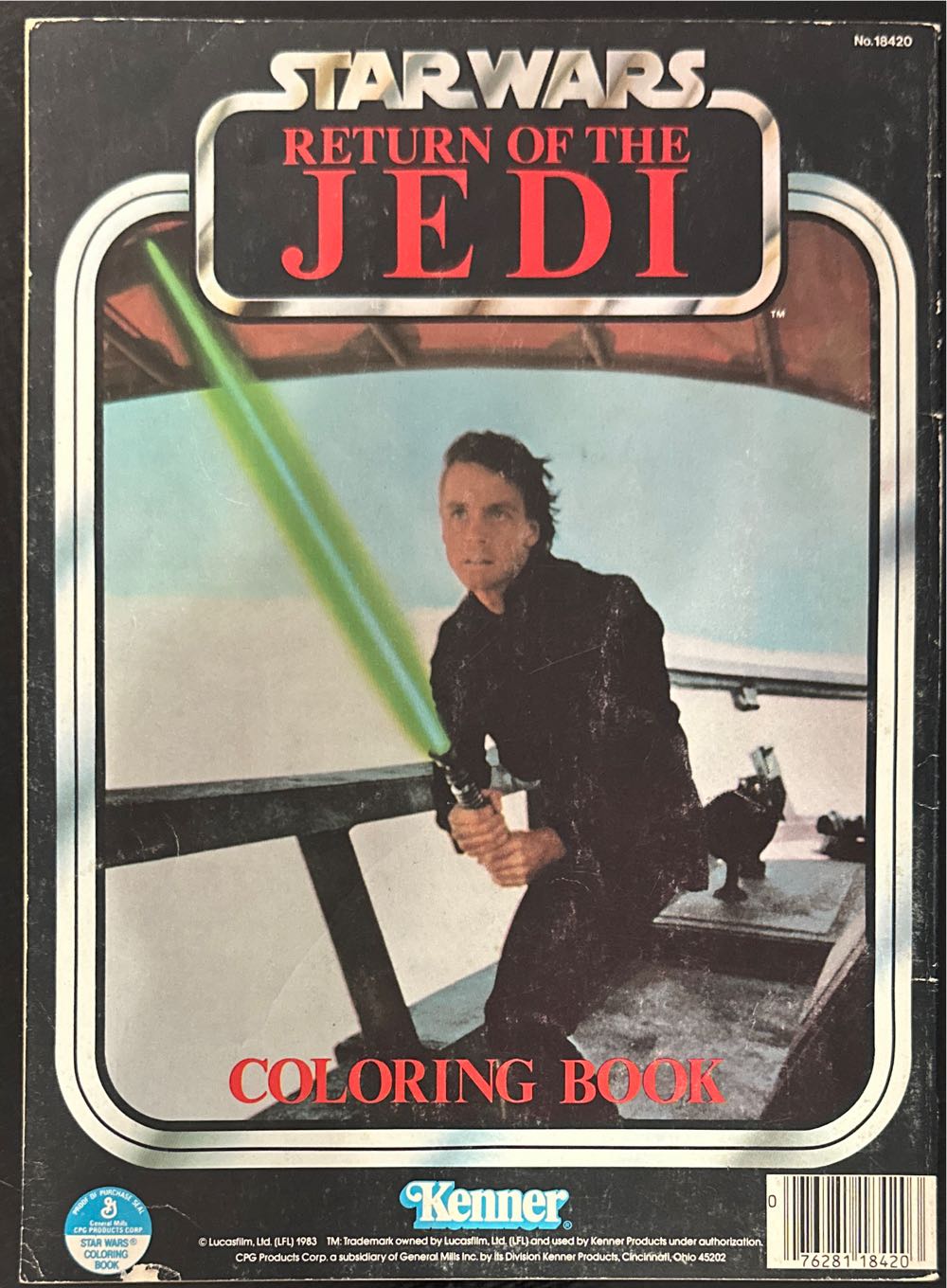 Return of the Jedi Coloring Book  magazine collectible [Barcode 076281184203] - Main Image 2