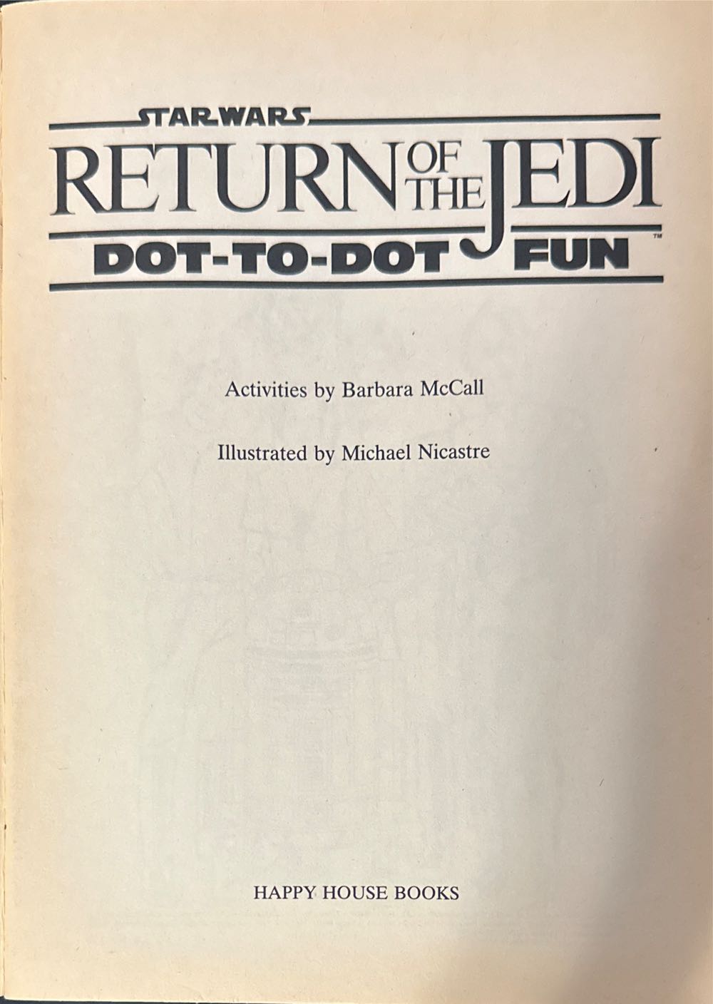 Return of the Jedi Activity Book  magazine collectible [Barcode 07980800099485898] - Main Image 3