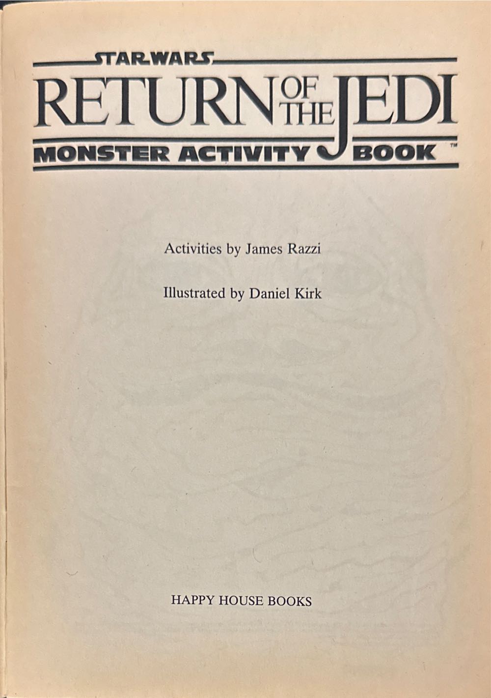 Return of the Jedi Activity Book  magazine collectible [Barcode 07980800099485896] - Main Image 3