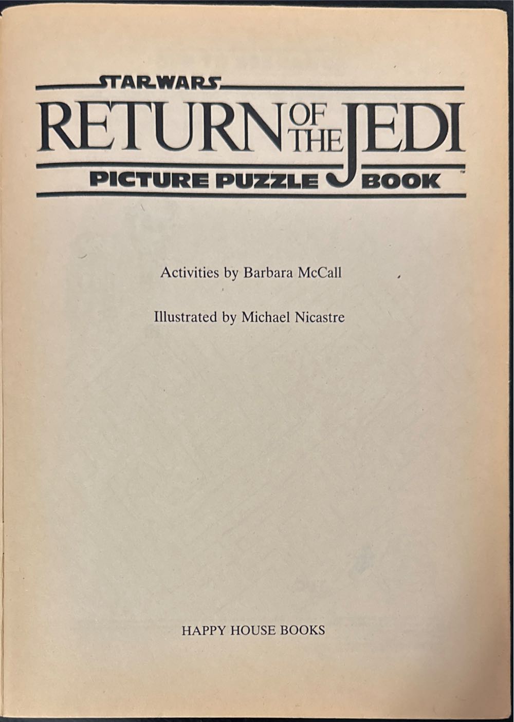 Return of the Jedi Activity Book  magazine collectible [Barcode 07980800099485895] - Main Image 3