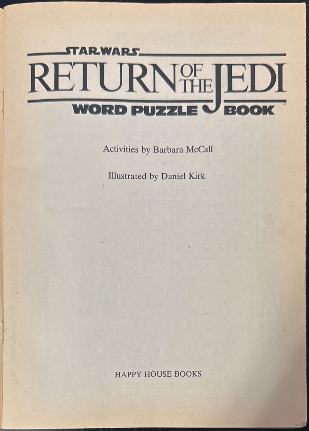 Return of the Jedi Activity Book  magazine collectible [Barcode 07980800099485900] - Main Image 3