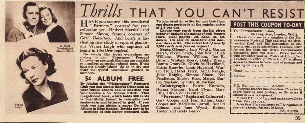 Picturegoer Weekly  (July) magazine collectible - Main Image 3