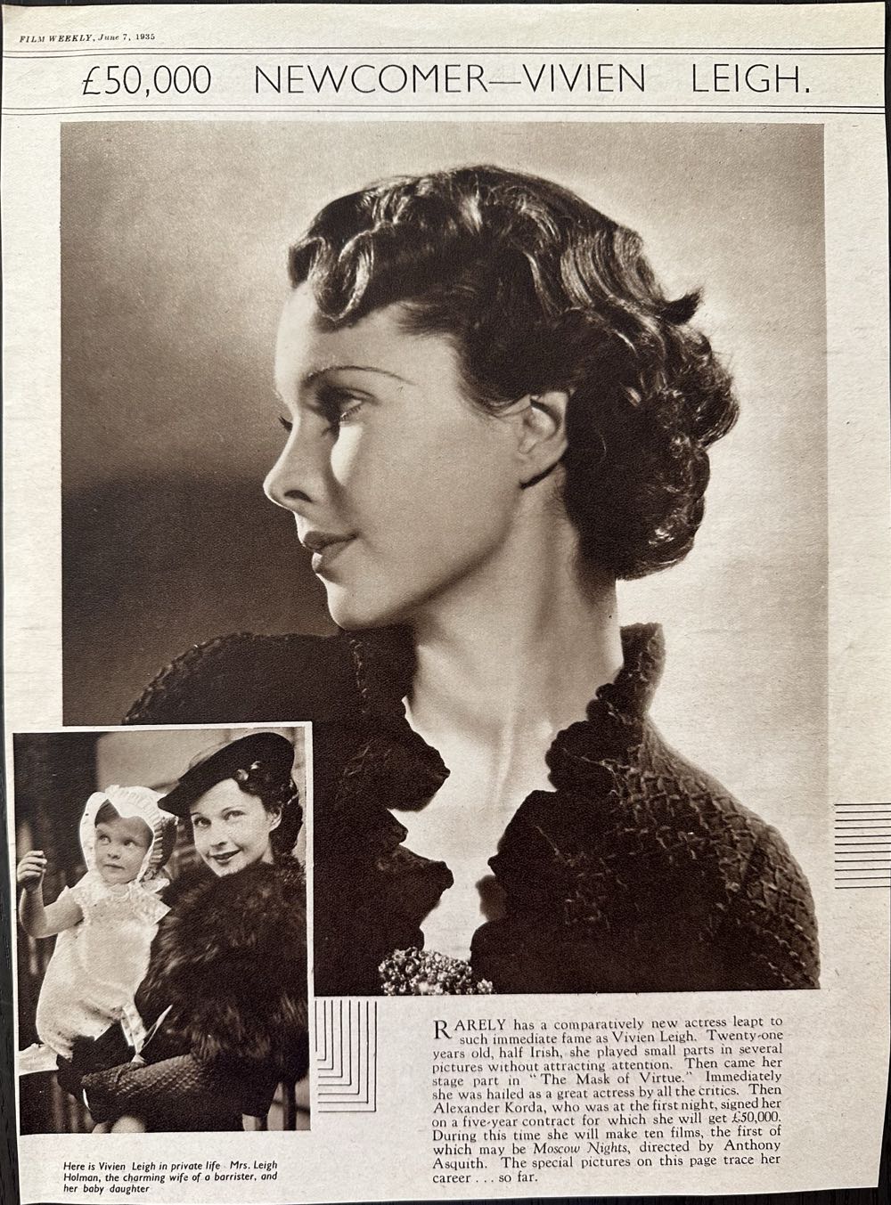 Film Weekly  (June) magazine collectible - Main Image 2