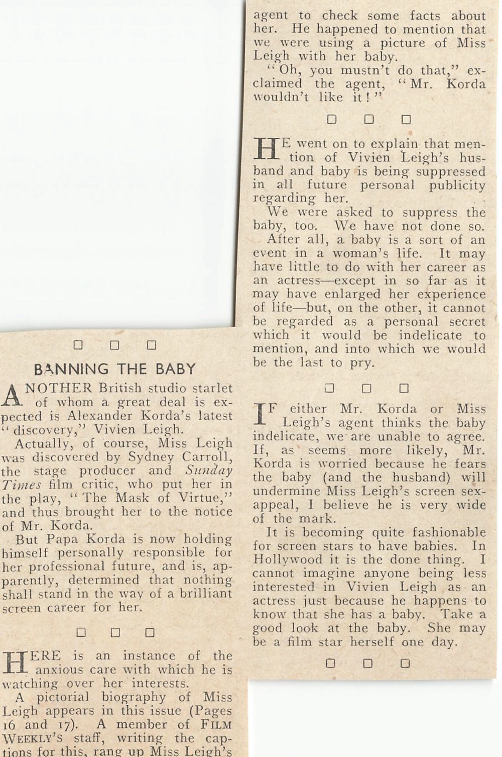 Film Weekly  (June) magazine collectible - Main Image 3