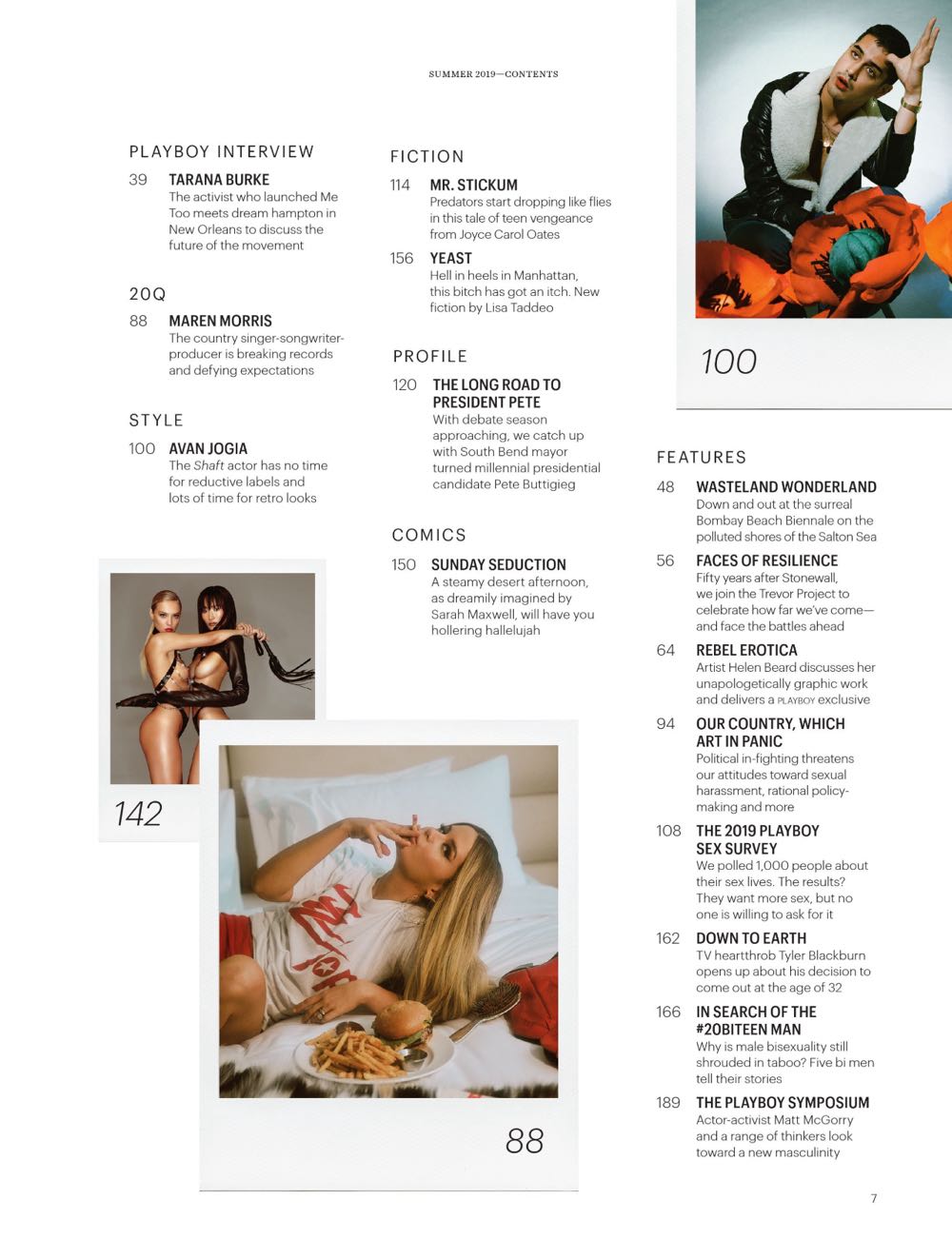 PB6603 Playboy Summer 2019  (July) magazine collectible - Main Image 3