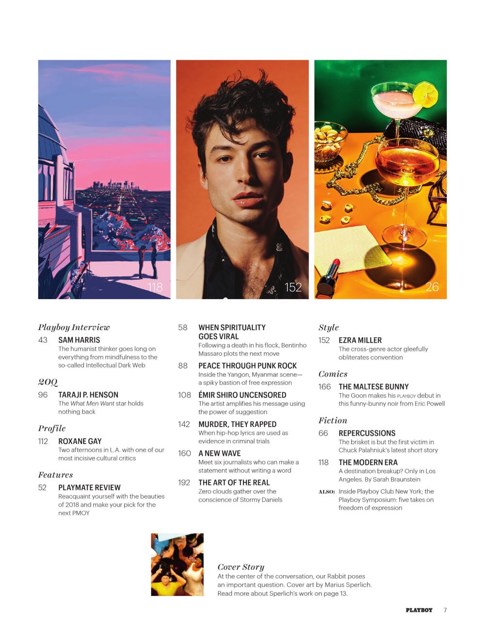 PB6601 Playboy Winter 2019  (December) magazine collectible - Main Image 3