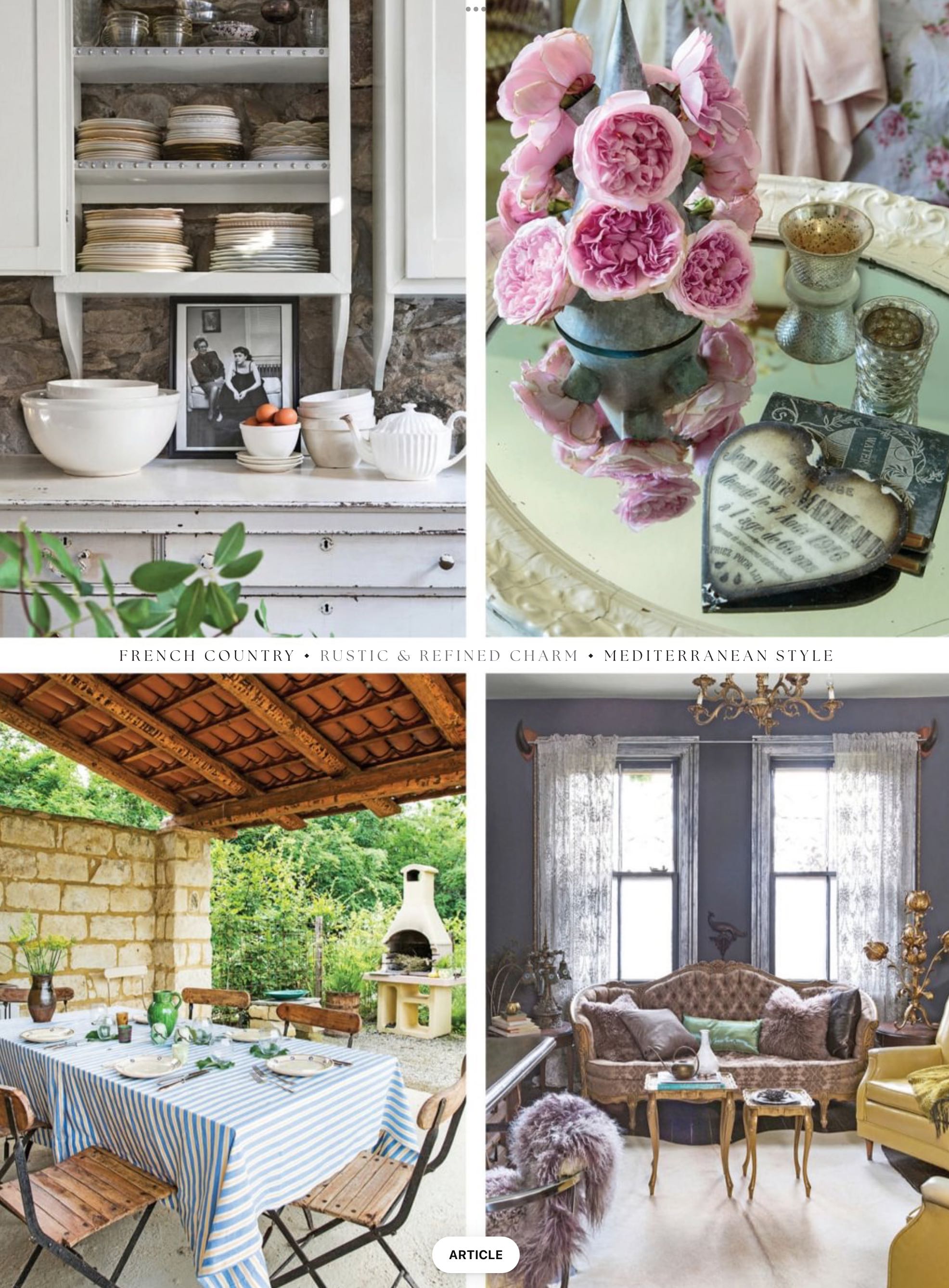 French Country & Mediterranean Style  2024 June  (June) magazine collectible - Main Image 2