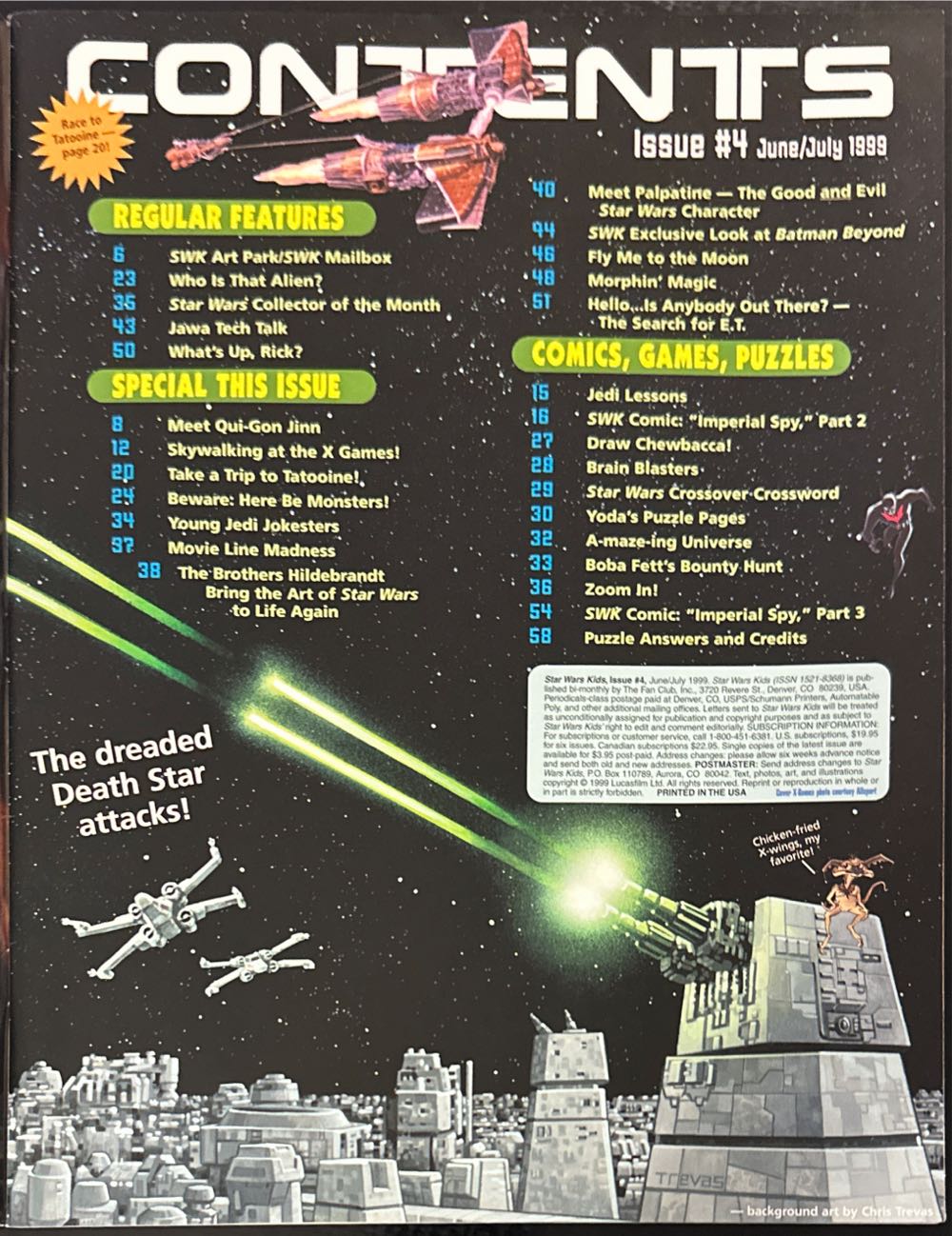 Star Wars Kids (1998)  (June) magazine collectible [Barcode 056698937142] - Main Image 3
