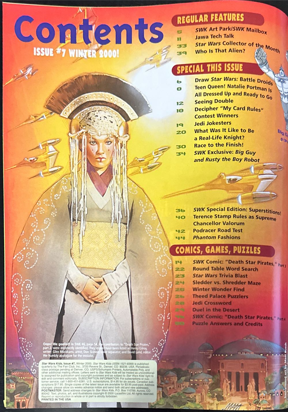 Star Wars Kids (1998)  (January) magazine collectible [Barcode 05669893714204] - Main Image 3