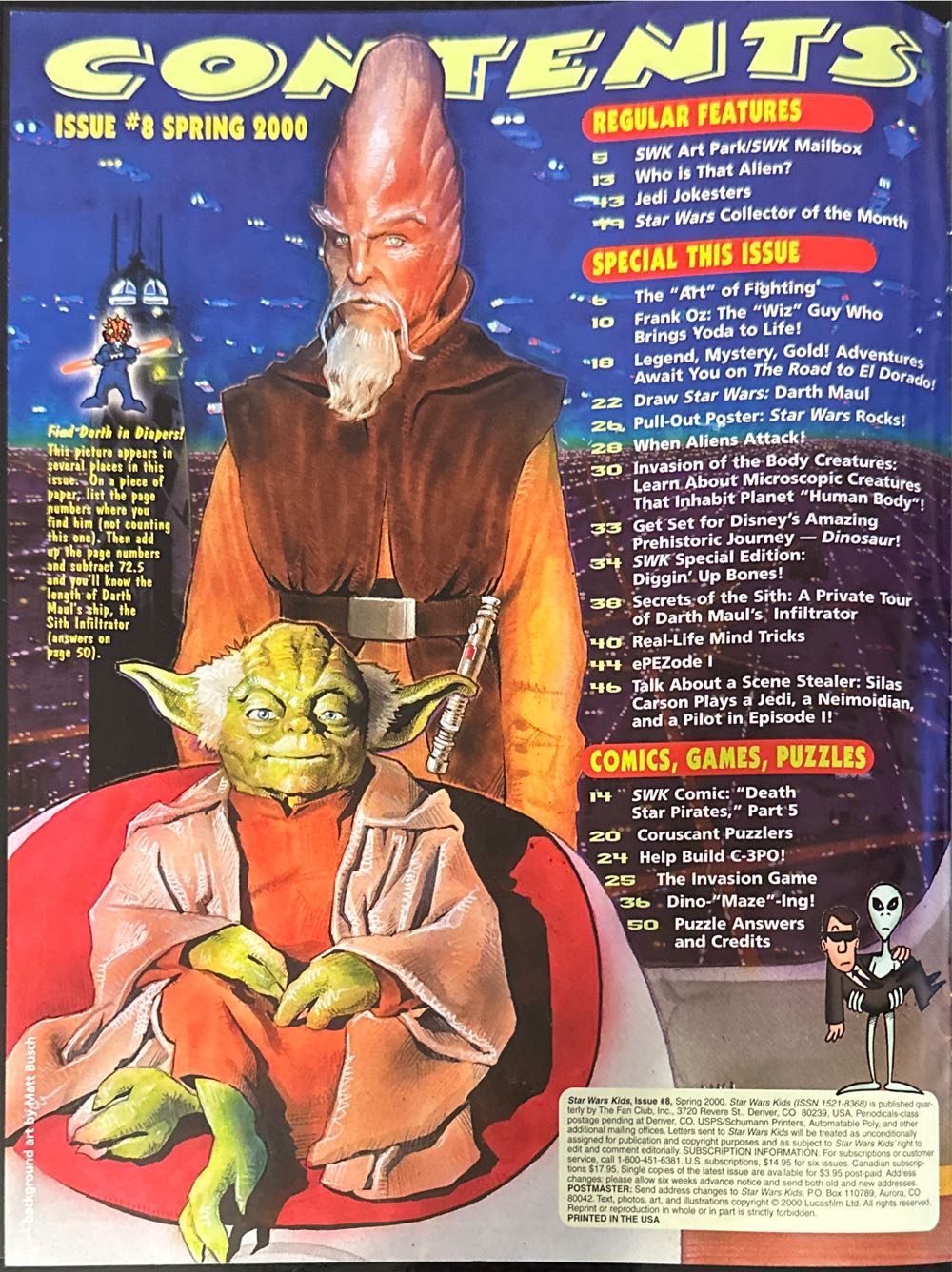 Star Wars Kids (1998)  (April) magazine collectible [Barcode 05669893714201] - Main Image 3