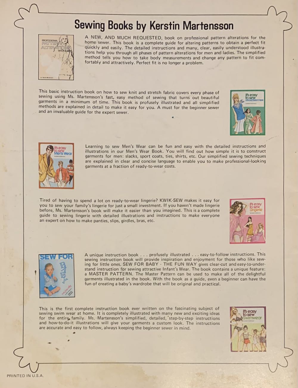 Home Catalog 1976 Cover Pattern 736  magazine collectible - Main Image 2