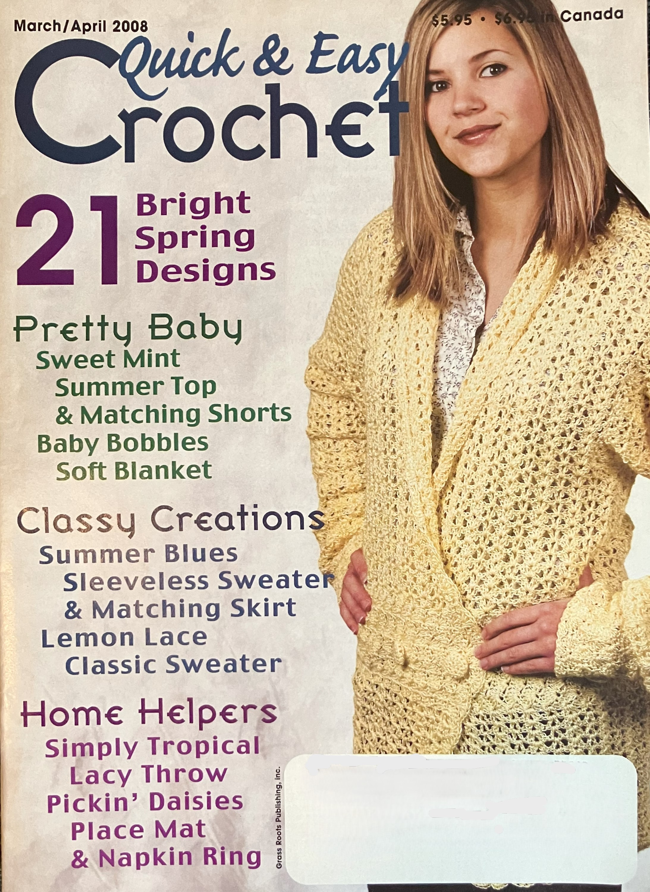 Quick & Easy Crochet (March) magazine collectible - Main Image 1