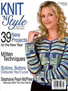 Knit ’N Style - has my pattern  (February) magazine collectible - Main Image 1