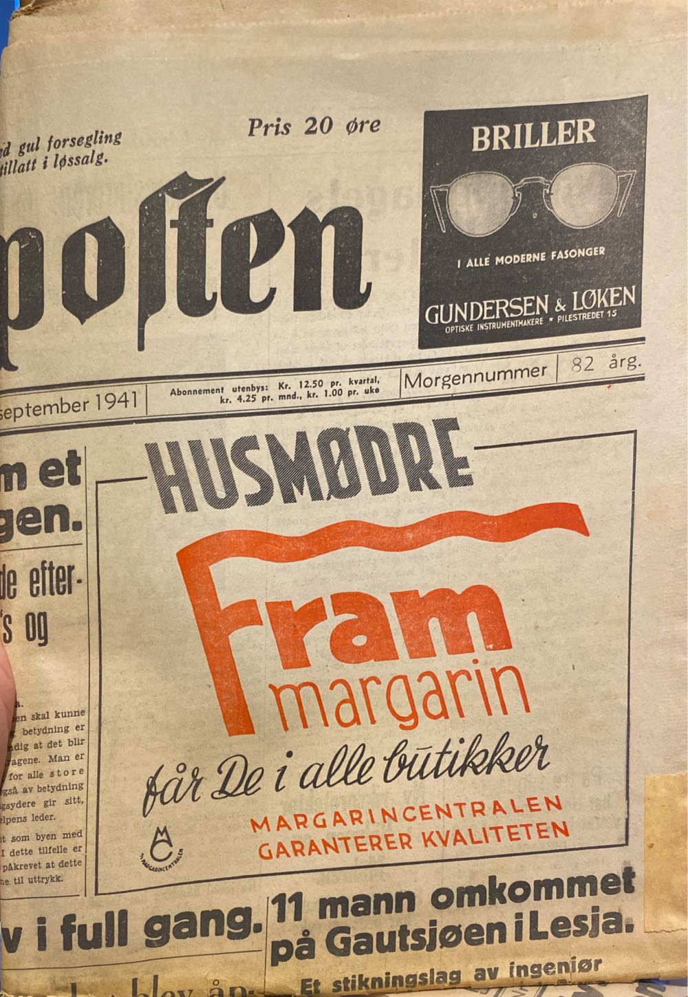 Aftenposten (H)  (September) magazine collectible - Main Image 2