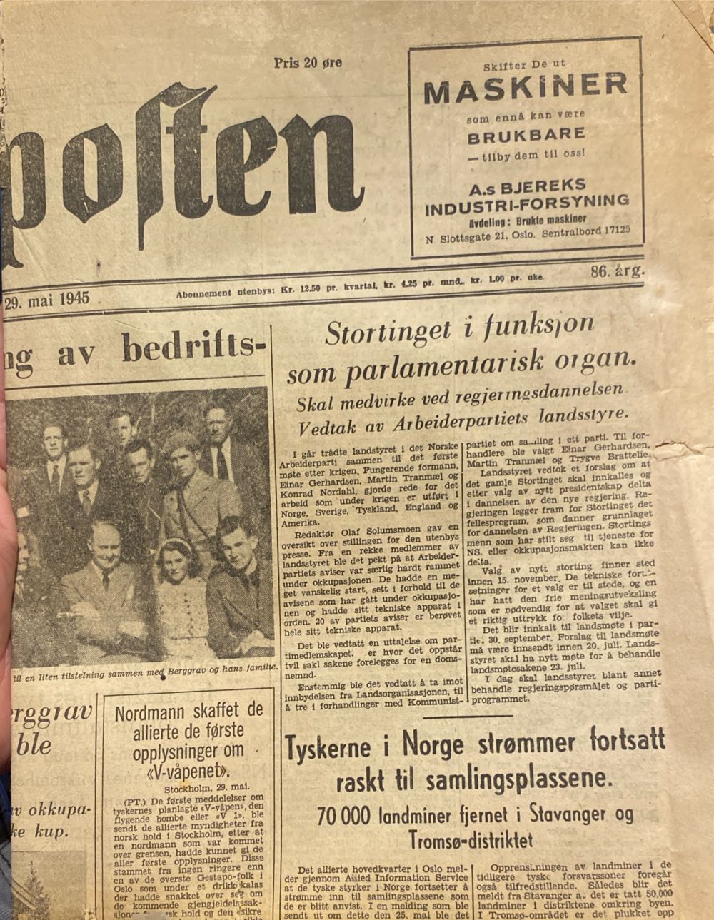 Aftenposten (H)  (May) magazine collectible - Main Image 2