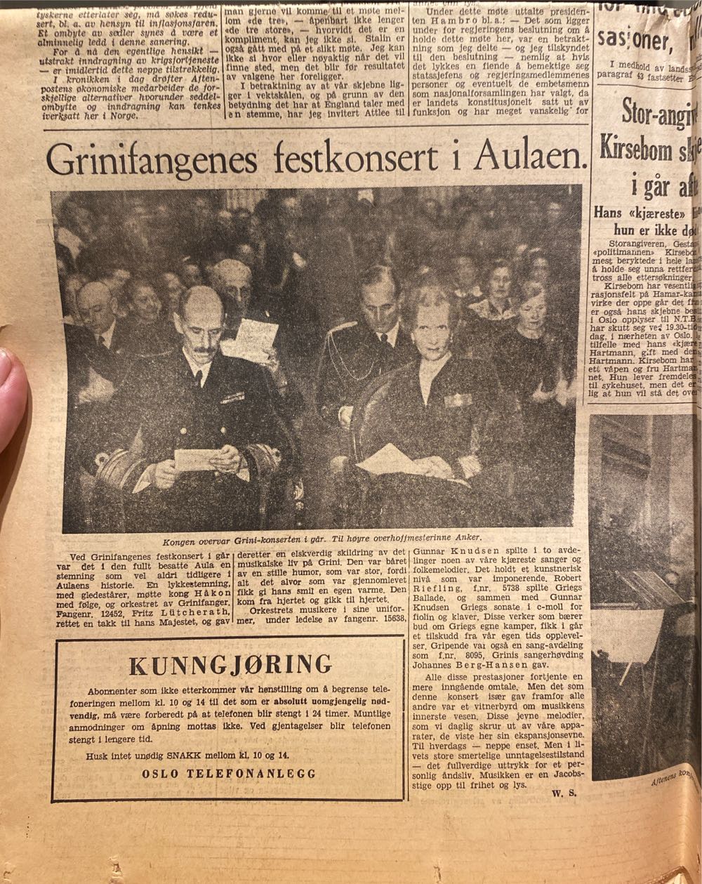 Aftenposten (H)  (June) magazine collectible - Main Image 3