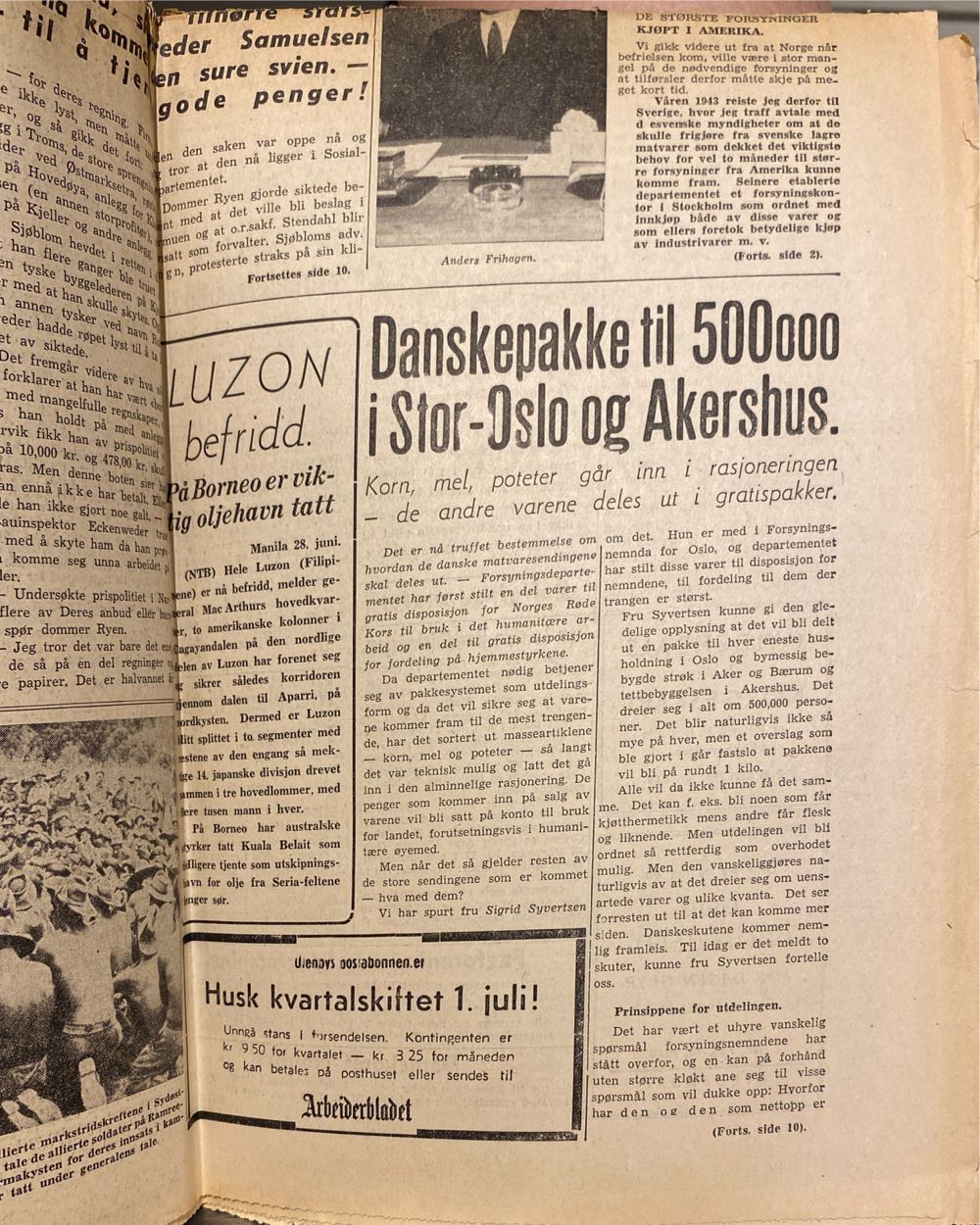 Arbeiderbladet (H)  (June) magazine collectible - Main Image 4