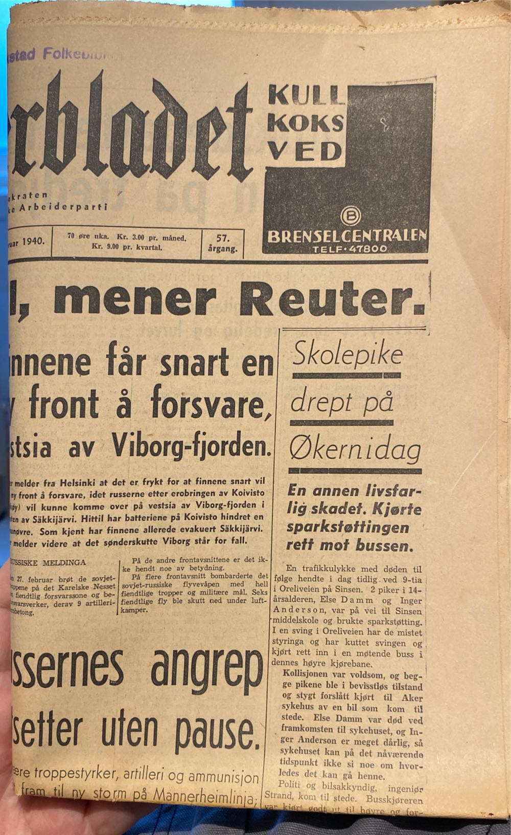 Arbeiderbladet (H)  (February) magazine collectible - Main Image 2