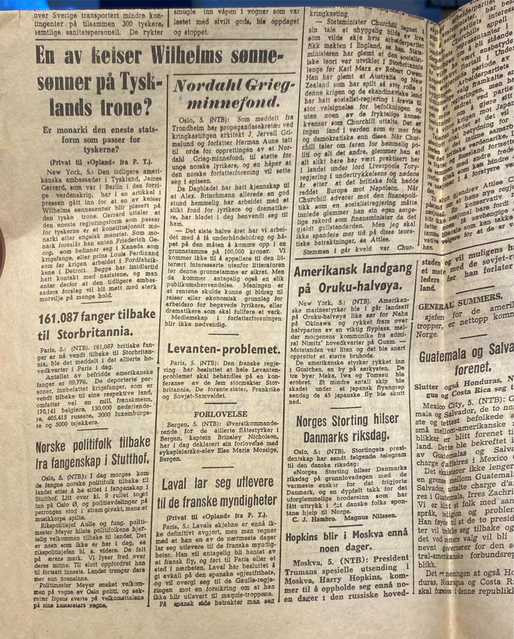 Opland (H)  (June) magazine collectible - Main Image 3