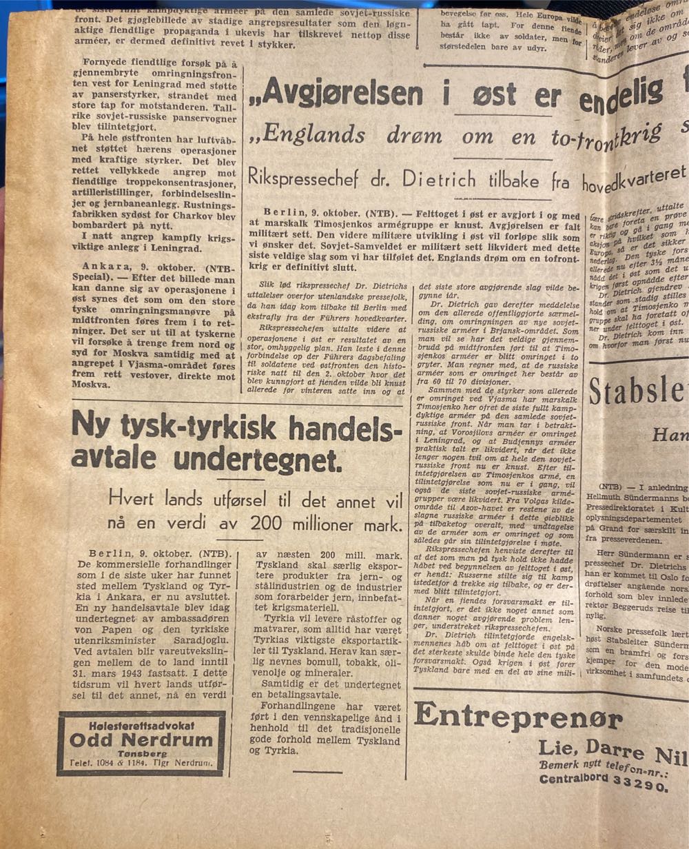 Morgenbladet (H)  (October) magazine collectible - Main Image 3