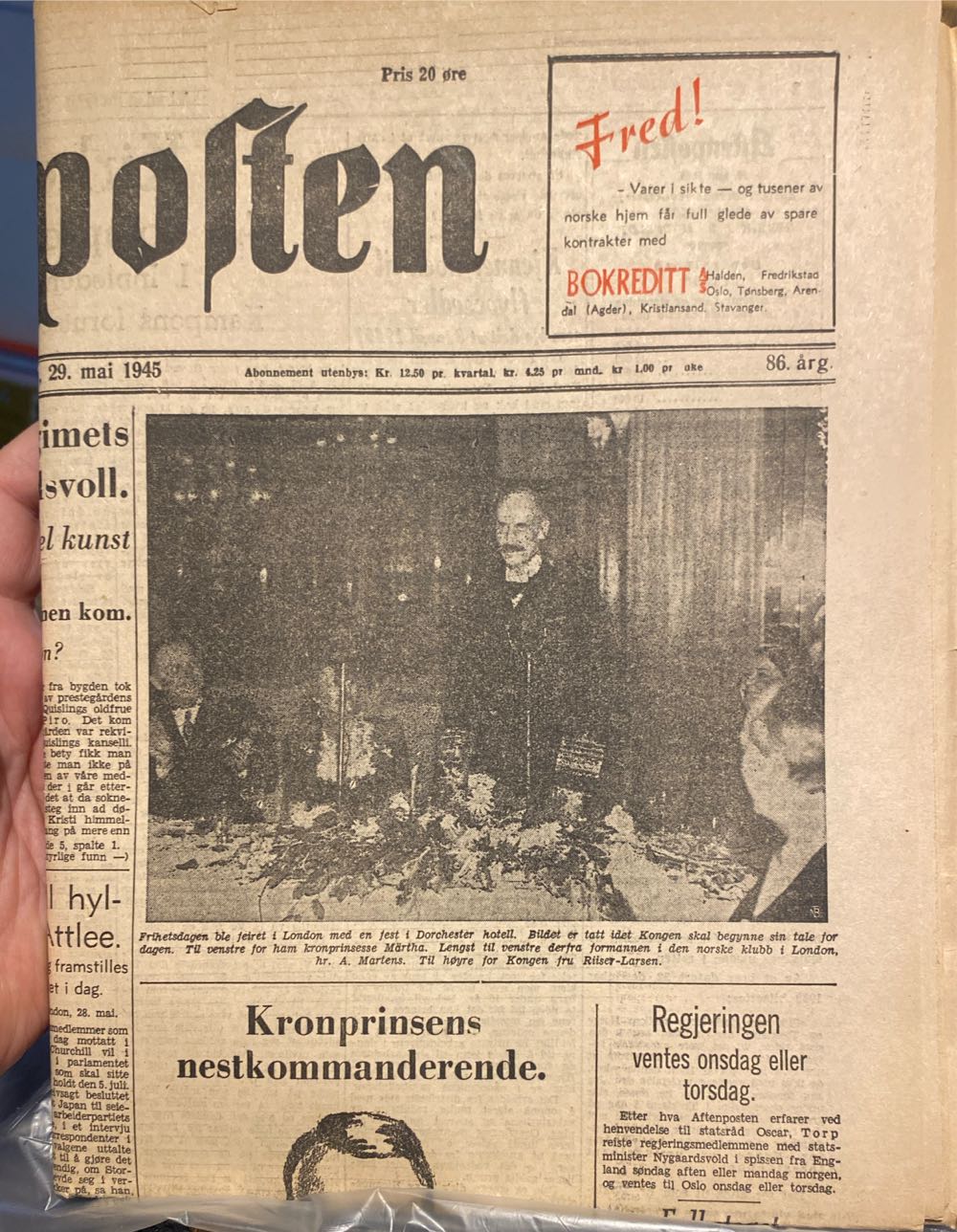 Aftenposten (H)  (May) magazine collectible - Main Image 2