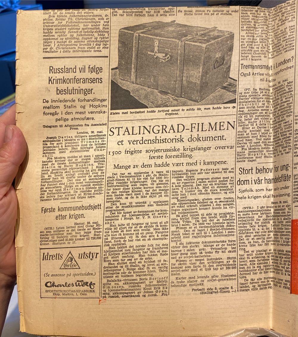 Aftenposten (H)  (May) magazine collectible - Main Image 3