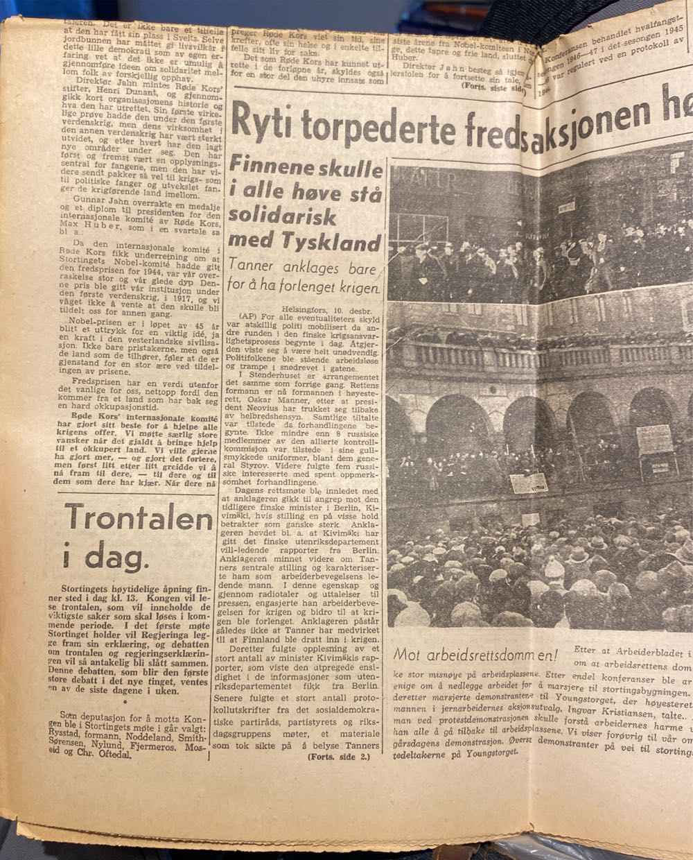 Arbeiderbladet (H)  (December) magazine collectible - Main Image 3