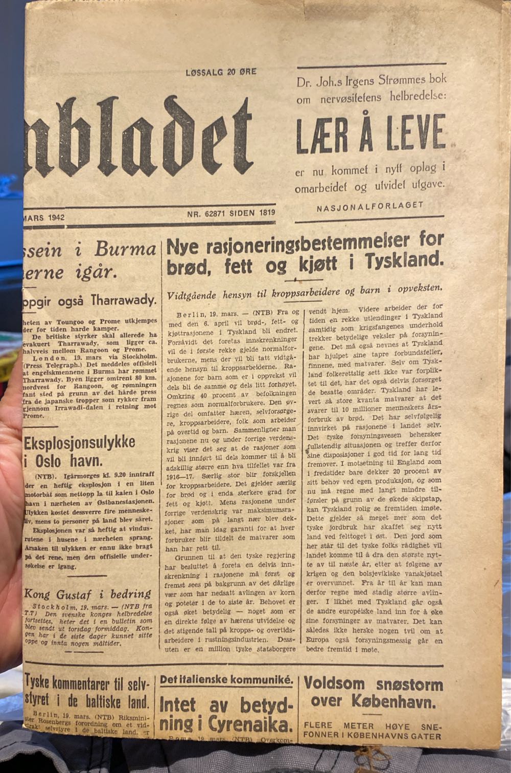 Morgenbladet (H)  (March) magazine collectible - Main Image 2