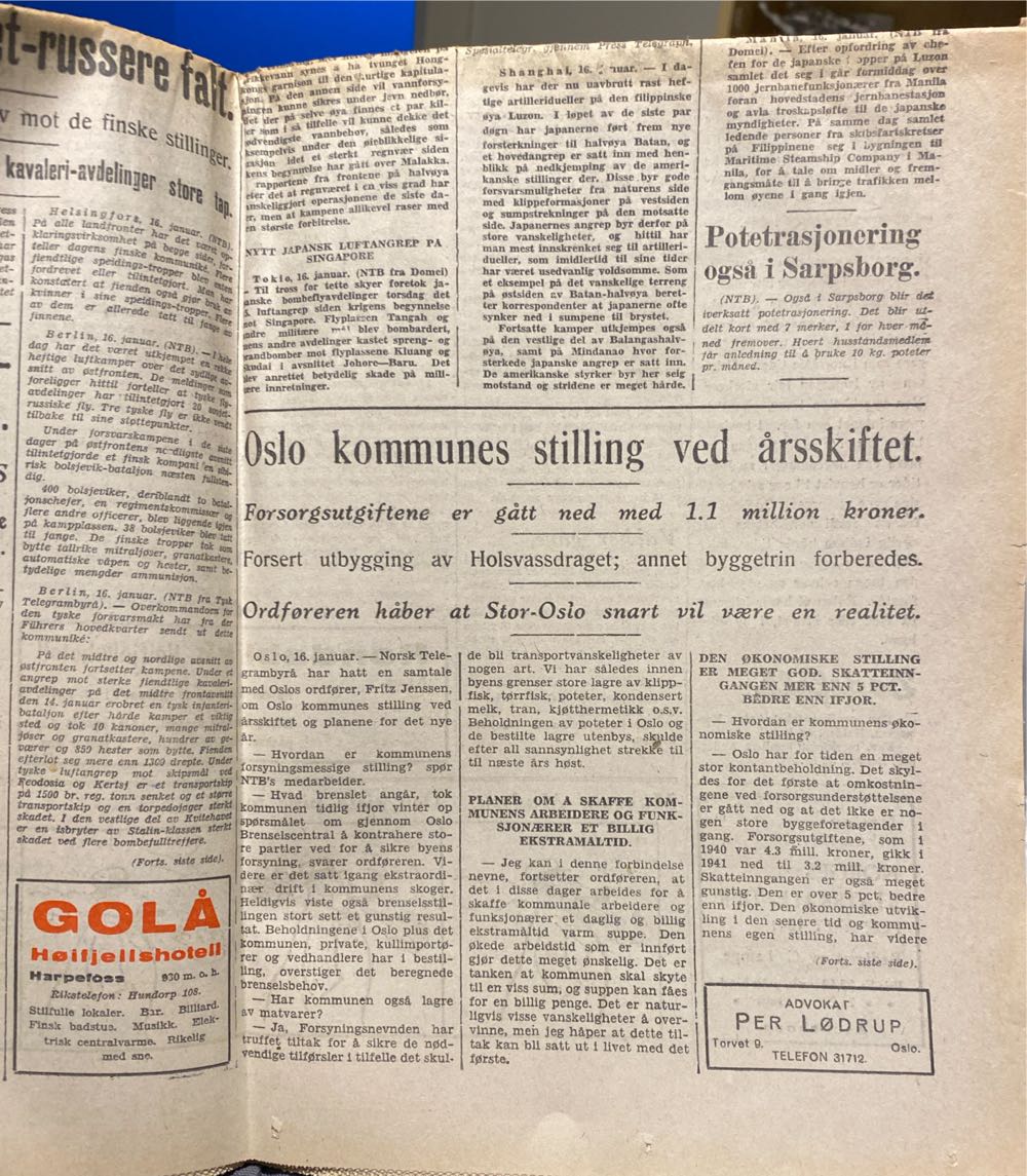 Morgenbladet (H)  (January) magazine collectible - Main Image 4