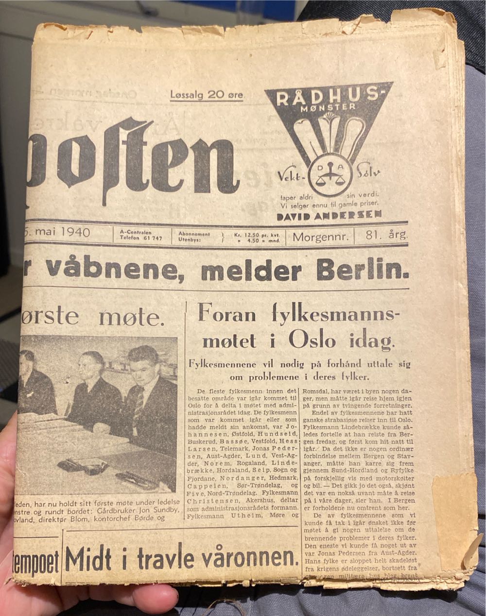 Aftenposten (H)  (May) magazine collectible - Main Image 2