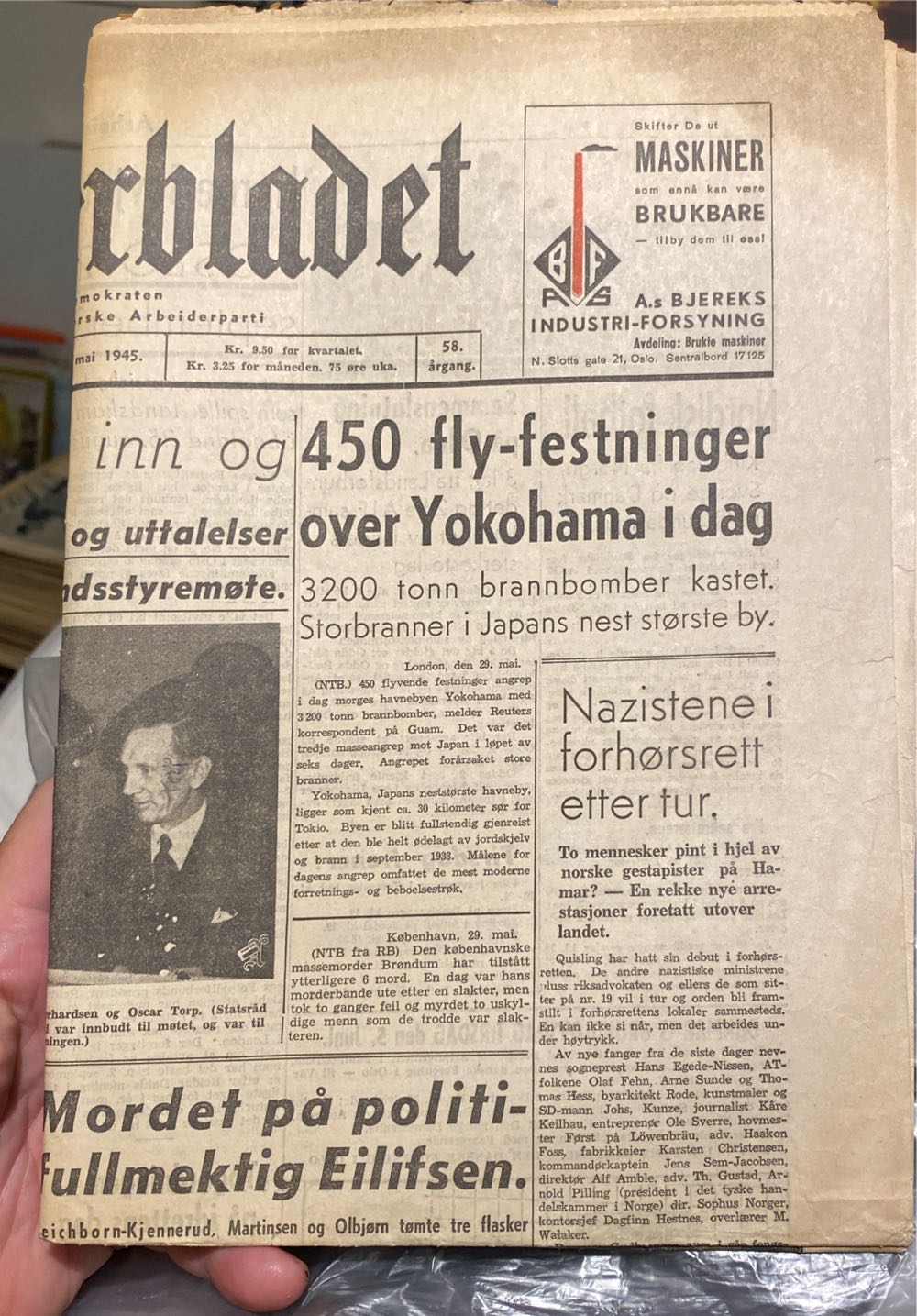 Arbeiderbladet (H)  (May) magazine collectible - Main Image 2