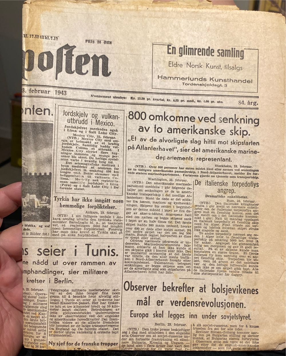 Aftenposten (H)  (February) magazine collectible - Main Image 2