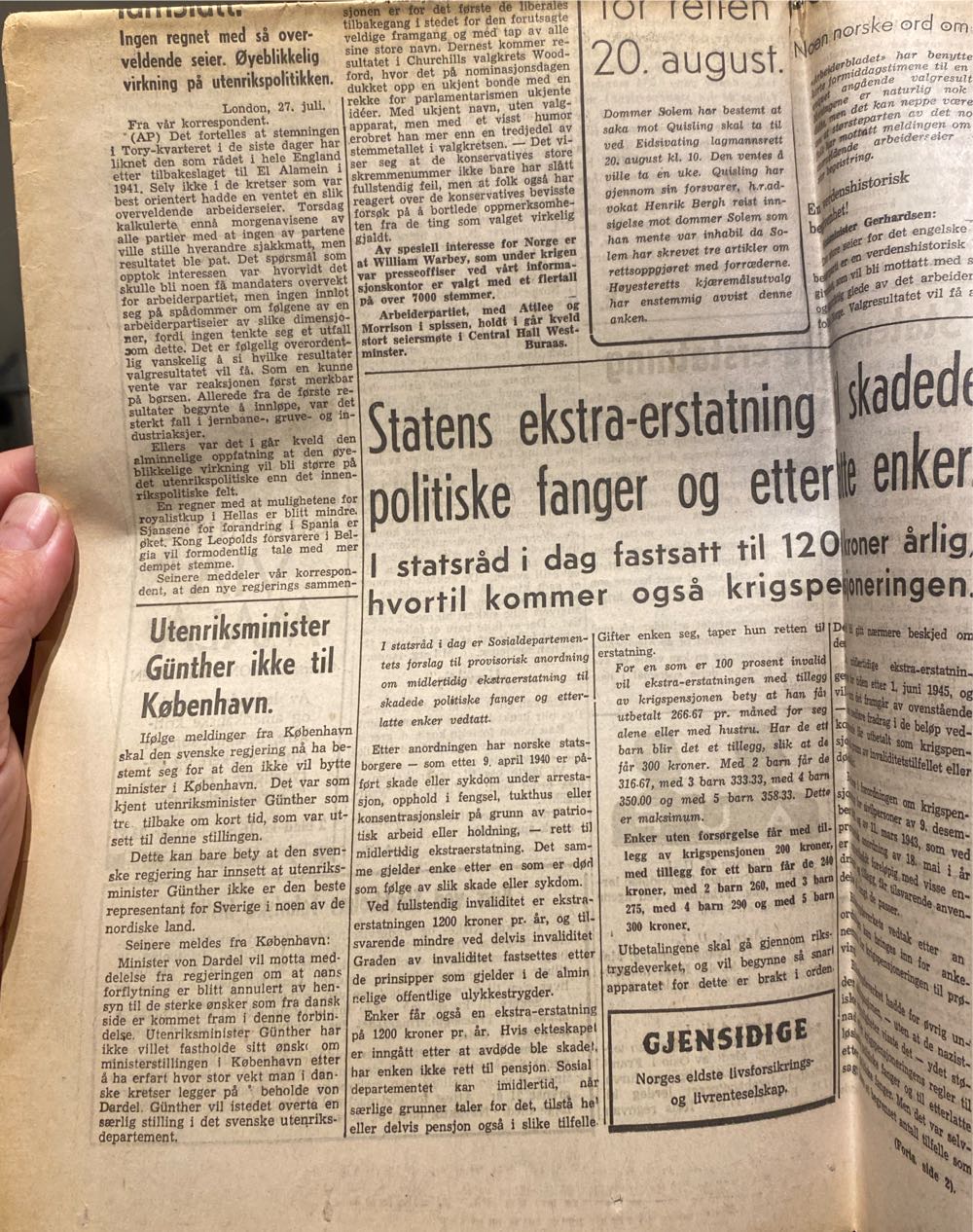 Arbeiderbladet (H)  (July) magazine collectible - Main Image 3