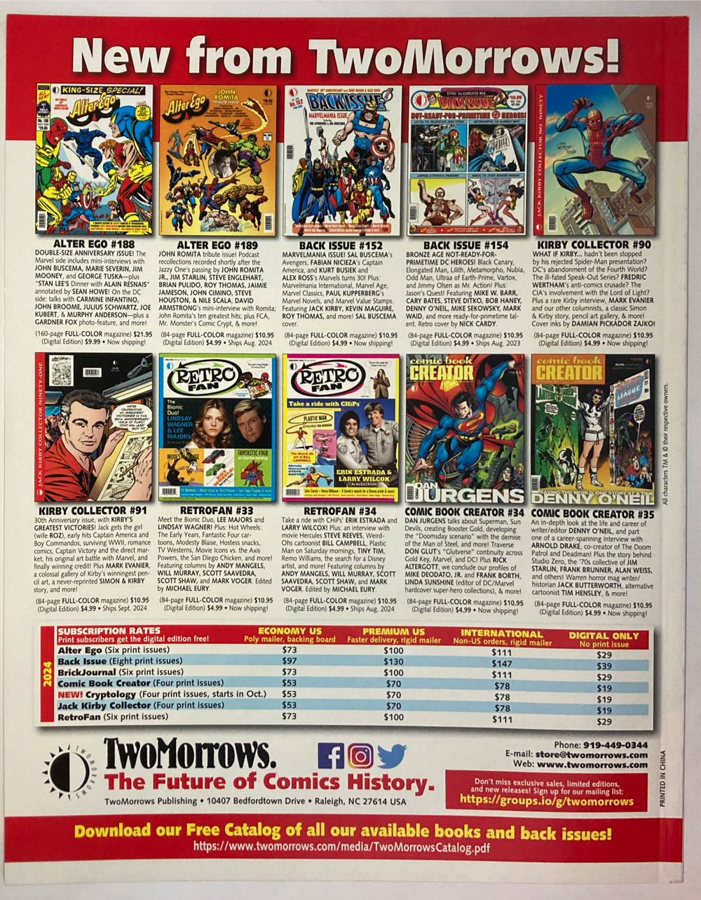 Back Issue  (August) magazine collectible [Barcode 182658005429] - Main Image 2