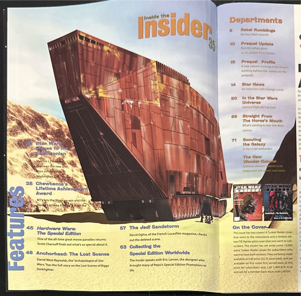 Star Wars Insider  (January) magazine collectible [Barcode 716092796096] - Main Image 3