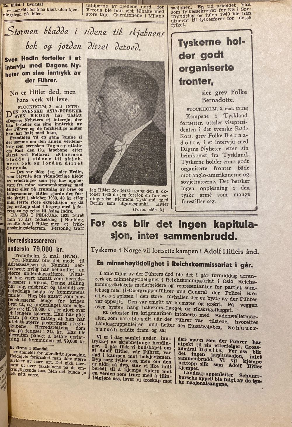 Fædrelandsvennen (H)  (May) magazine collectible - Main Image 4