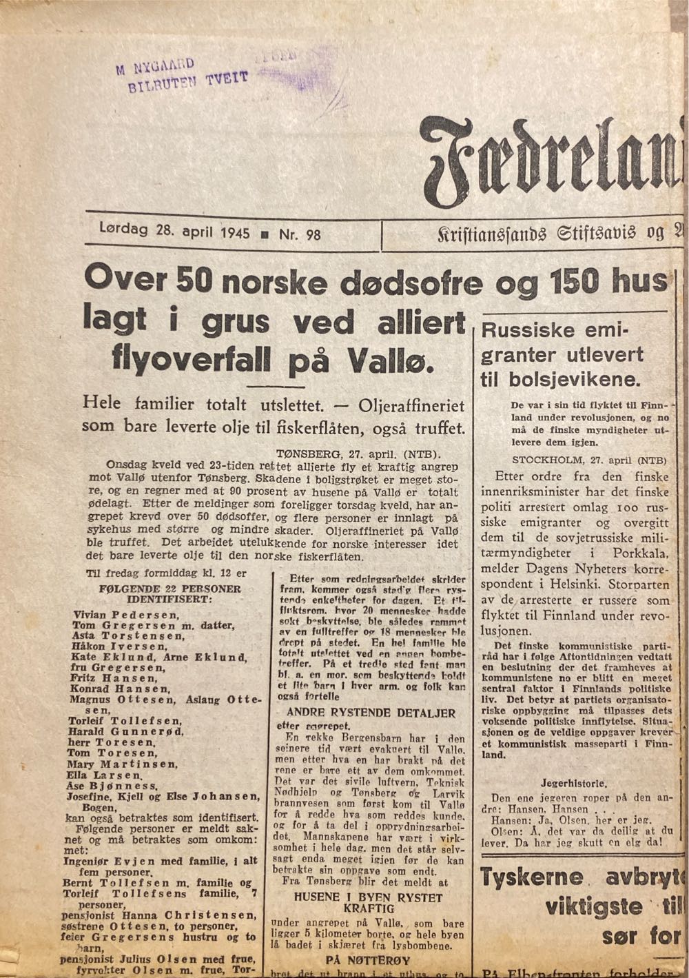 Norsk Ukeblad (H)