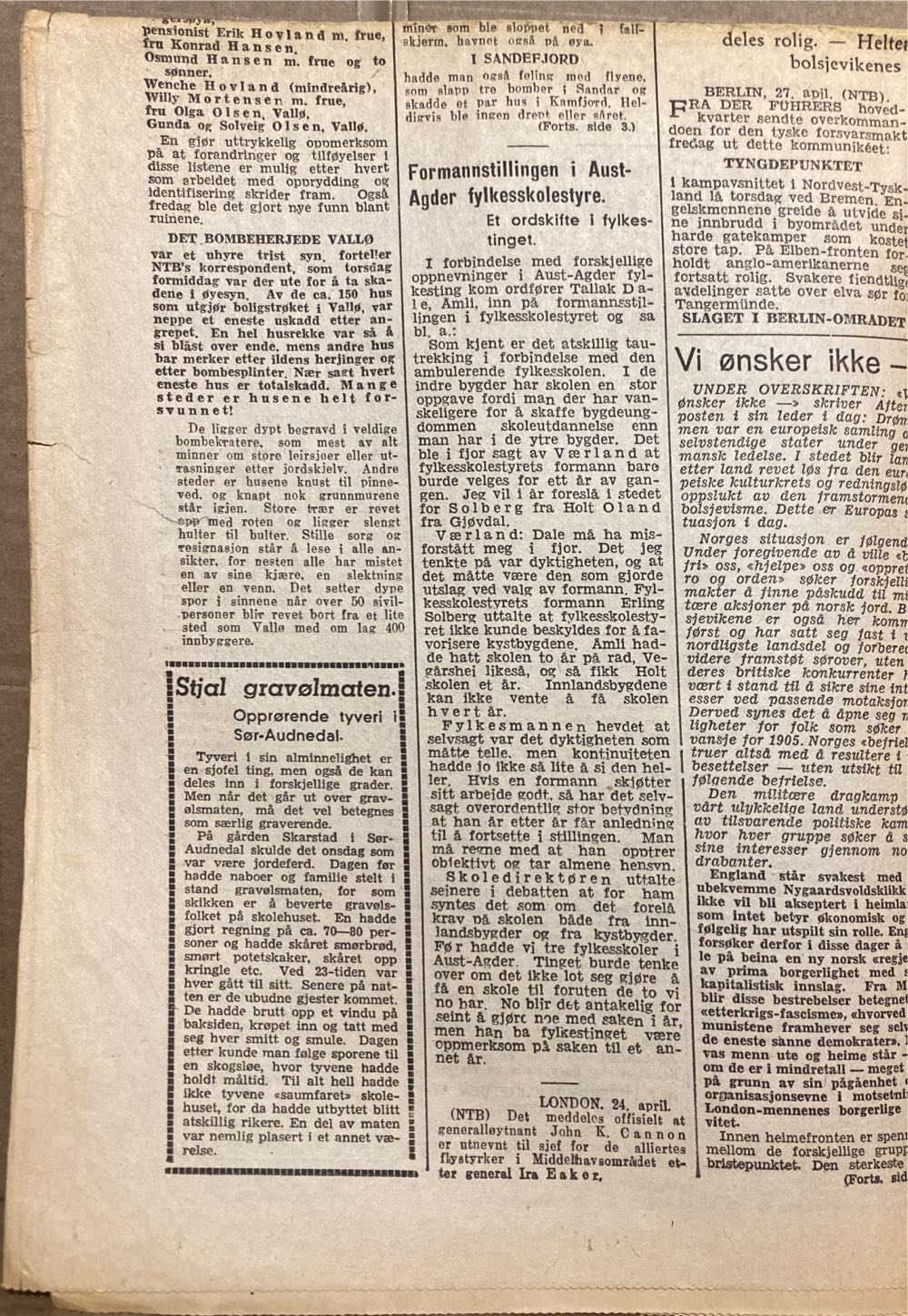 Fædrelandsvennen (H)  (April) magazine collectible - Main Image 3