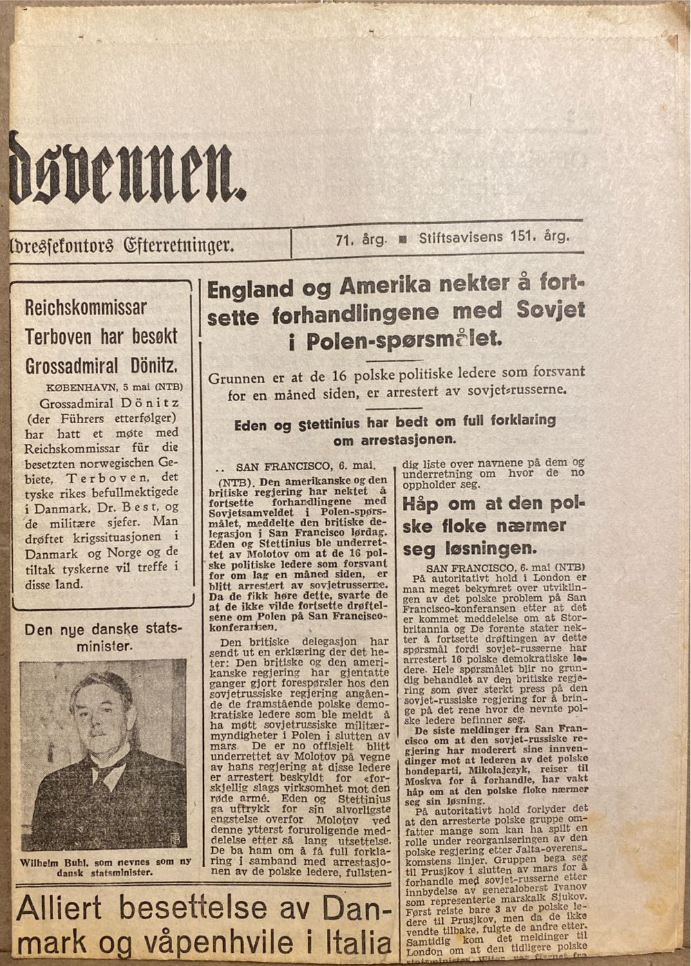 Fædrelandsvennen (H) (May) magazine collectible - Main Image 2