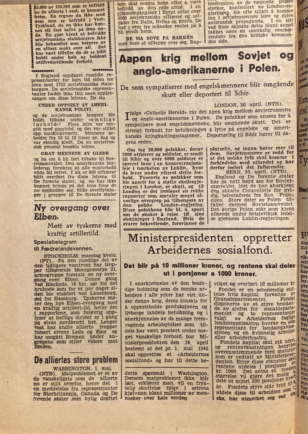 Fædrelandsvennen (H)  (May) magazine collectible - Main Image 3