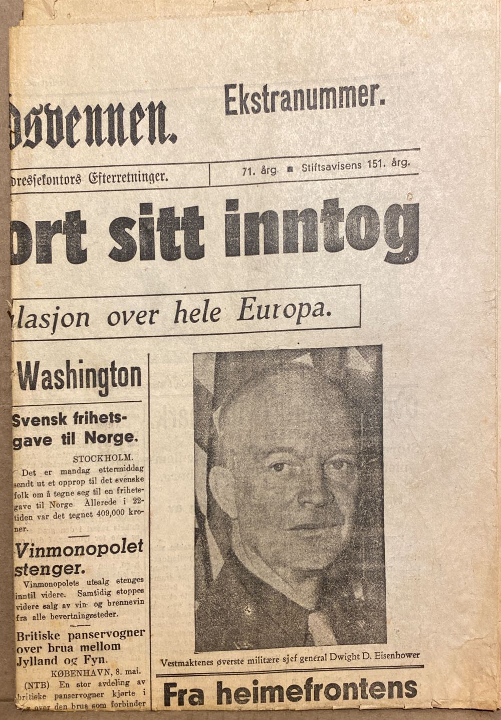 Fædrelandsvennen (H)  (May) magazine collectible - Main Image 2