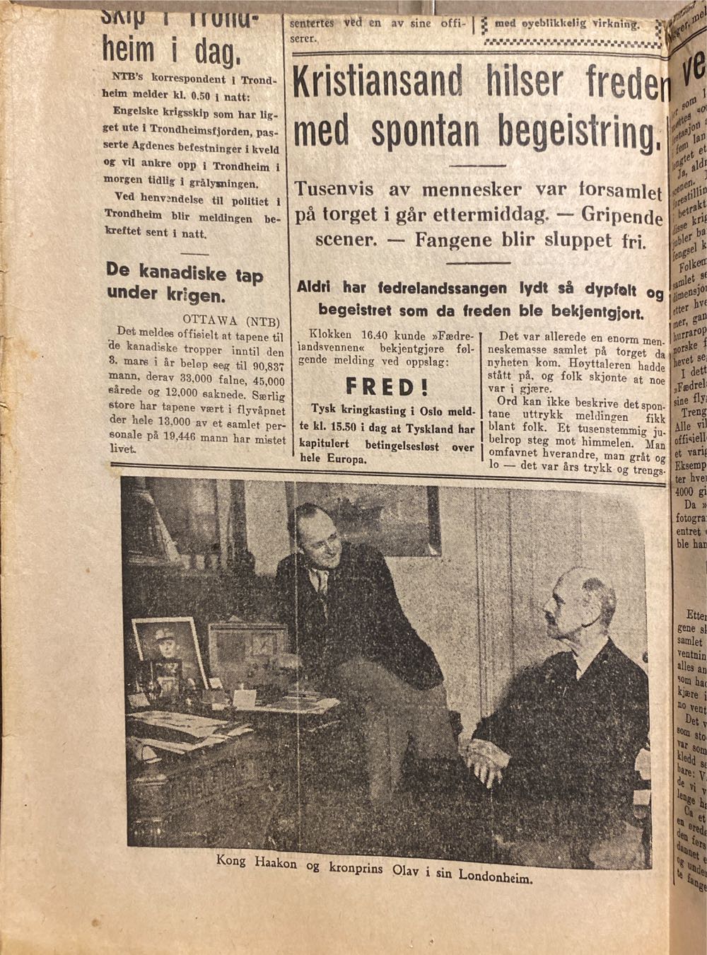 Fædrelandsvennen (H)  (May) magazine collectible - Main Image 3